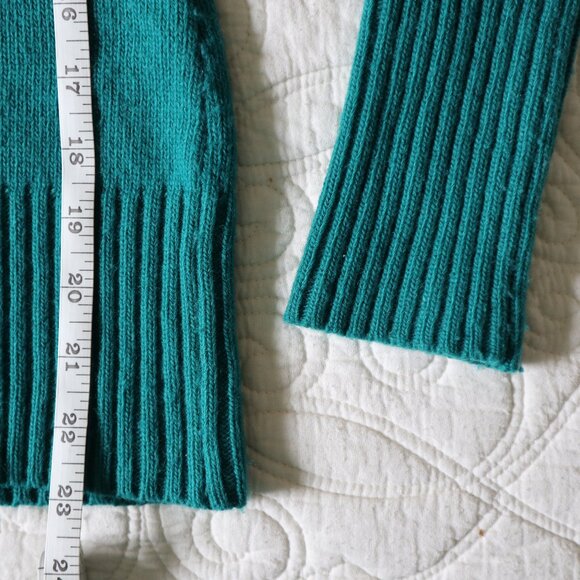 Teal Banana Republic Cowl Neck Knit Sweater - Picture 4 of 10